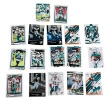 17 Miami Dolphins Football Cards 2004-2024 Dan Marino, Jalen Waddle, Tyreek Hill And More