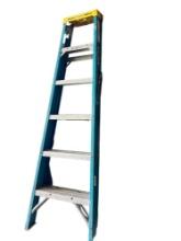 Werner Step Ladder 6' fiberglass 250 lb rating