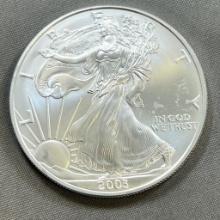 2003 US Silver Eagle .999 Fine Silver, GEM UNC