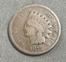1875 Indianhead Cent