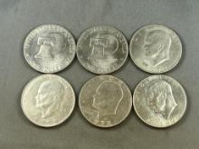 6- Eisenhower Dollar Coins