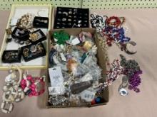 HUGE Lot of Costume Jewelry, rings, bracelets, necklaces and more