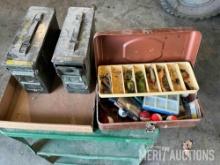 Ammo boxes & tackle box