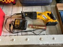 Dewalt sawzall with battery and charger