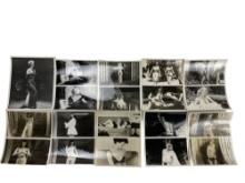 Vintage 1950's Burlesque Nude Erotic Pin Up Risque 8x10 Black & White Photo Collection
