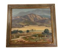 Martiros Saryan Oil Painting on Board Signed Dated on Lower Right