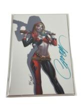 Harley Quinn's Villain of the Year #1 Campbell Virgin Signed with COA NM