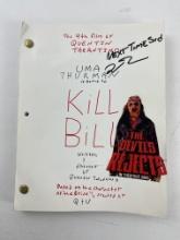Kill Bill Movie Script Copy Signed By Quentin Tarantino to Sid Haig