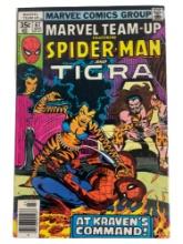 Marvel Team-Up Spiderm-Man and Tigra #67 Marvel Comic Book