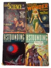 Vintage Large 1940s/50s Science Fiction Sci-Fi Book Collection Lot