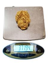 Pure Gold Nugget from the Diltz Mine in Mariposa, CA 371.94 Grams