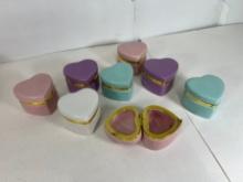 HEART SHAPED JEWELRY BOXES