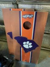 SET OF CORNHOLE BOARDS - CLEMSON UNIVERSITY