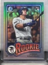 Jasson Dominguez 2024 Bowman Chrome Rookie of the Year Favorites RC Rookie Refractor #ROY-6