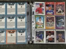 Large Binder of MLB Baseball Cards - Nolan, Griffey, Ripken, Bo, Sandberg, McGwire