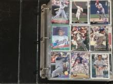 Large Binder of MLB Baseball Cards - Frank Thomas, Bo, Puckett, Canseco, Nolan, Ivan