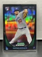 Nathan Eovaldi 2011 Bowman Chrome Rookie RC Refractor #79