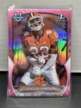 Trenton Simpson 2022 Bowman Chrome U Pink Refractor Rookie RC #45