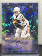 Grayson McCall 2022 Super Glow 1st Ever Blue Cracked Ice (#5/10) Rookie Auto #GM-2
