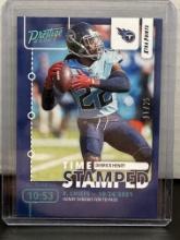 Derrick Henry 2022 Panini Prestige Time Stamped Xtra Points (#11/25) Teal Insert Parallel #TS-1