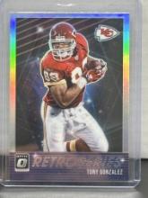 Tony Gonzalez 2021 Panini Donruss Optic RetroSeries Silver Prizm Insert Parallel #RS-TG