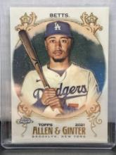 Mookie Betts 2021 Topps Allen and Ginter Chrome #92