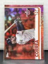 Carlos Correa 2019 Topps Opening Day Red Foil Parallel #53