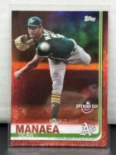 Sean Manaea 2019 Topps Opening Day Red Foil Parallel #143