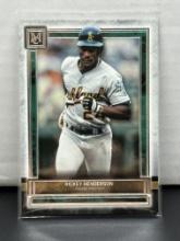 Rickey Henderson 2020 Topps Museum Collection #63
