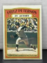 Fritz Peterson 1972 Topps In Action #574