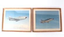 Two Framed American Jet Prints