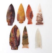 Lot of 7 Stone Points / Arrowheads
