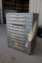 Metal Tool Chest and Contents