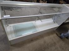 Lighted glass display case