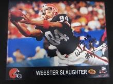 Webster Slaughter Signed 8x10 Photo CAS Witnessed