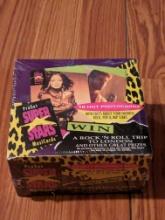1991 Pro Set Super stars musicards wax box sealed
