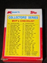 Kmart Topps 1982 Topps CheckList set #1 to 44 with mickey mantle/ reggie jackson/pete rose, etc