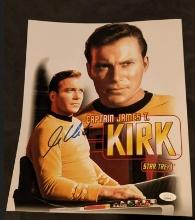 William Shatner autographed 11x14 photo with JSA Coa/ witnessed