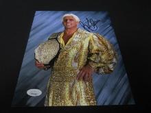 Ric Flair Signed 8x10 Photo JSA Witnessed