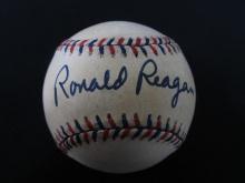 Reagan Signed 1996 AS Game Baseball w/ COA
