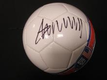 Donald Trump Signed Soccer Ball Heritage COA