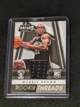 Markel Brown relic jersey patch basketball card 2015 Panini Threads Rookie #76