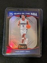 Jalen Suggs 2021-22 Panini Select 75 Years of the NBA Holo Parallel RC #71 - ORL