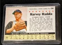 1961 Post #134 Harvey Haddix Box