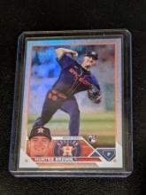 HUNTER BROWN 2023 TOPPS SERIES ONE HOLO RC # 111