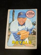 1969 Topps #647 Dave Wickersham, Kansas City Royals