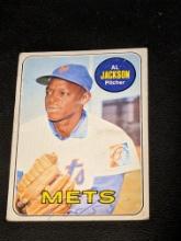 1969 Topps #649 Al Jackson Vintage New York Mets Baseball Card
