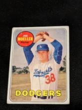 VINTAGE 1969 Topps - JOE MOELLER # 444 - Dodgers