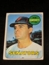 1969 Topps #84 Bob Humphreys Washington Senators Vintage Baseball Card