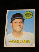 Pete Richert Baltimore Orioles 1969 Topps Vintage - #86 - Baseball Card
